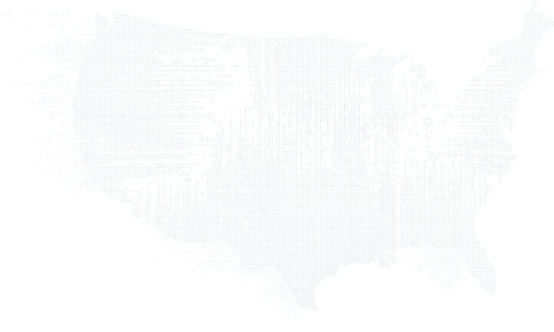 US map using dots