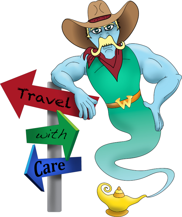 Western Truck Insurance Genie Mascot